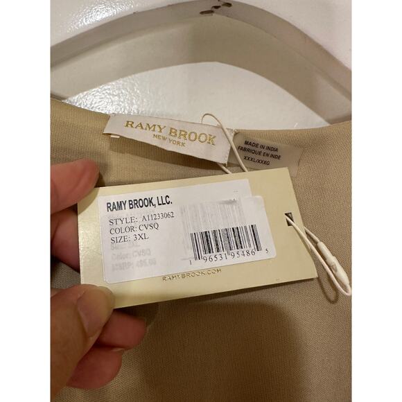 Ramy Brook Michaela Sequin Chevron Wrap Minidress Multicolor Plus Size 3 XL NWT - Picture 8 of 16